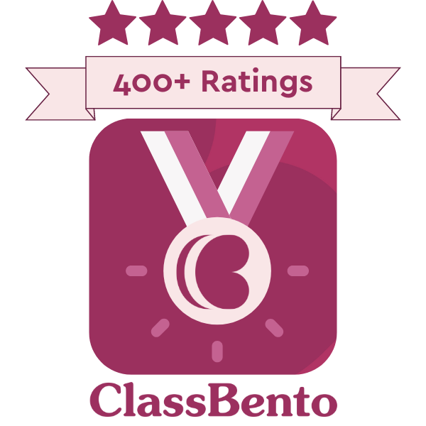 Class Bento logo and 5-Star Review badge with text "400+ Ratings"